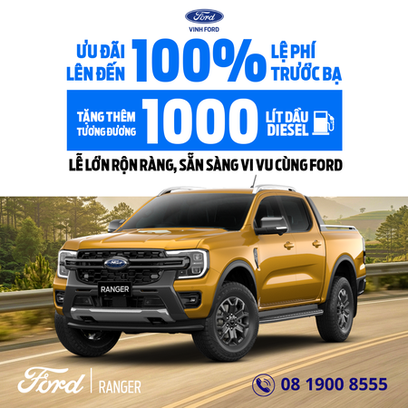 DEAL HOT THÁNG 4 – CHỐT RANGER , VI VU ĐẠI LỄ KHÔNG LO CHI PHÍ