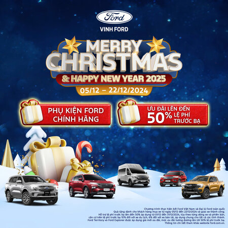 MUA XE FORD - RƯỚC AN LÀNH - HANH THÔNG NĂM MỚI 