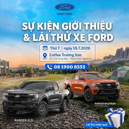 SỰ KIỆN GIỚI THIỆU & LÁI THỬ XE FORD THẾ HỆ MỚI