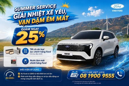 SUMMER SERVICE THÁNG 8 – GIẢI NHIỆT XẾ YÊU, VẠN DẶM ÊM MÁT