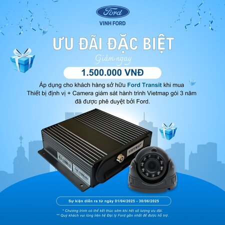 ƯU ĐÃI ĐẶC BIỆT DÀNH CHO CHỦ XE FORD TRANSIT