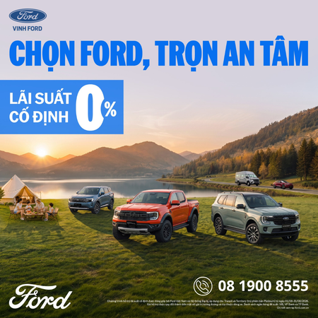 ƯU ĐÃI THÁNG 8 – CHỌN FORD, TRỌN AN TÂM